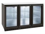Back Bar Køleskab med 3 Skyde Glasdøre 335 Liter